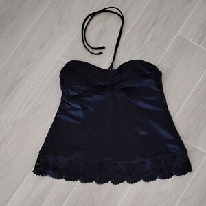 Loft Black Tankini Top